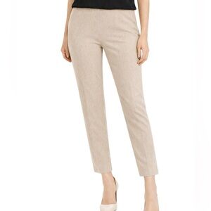 Badgley Mischka Beige Stretch Crop Pants Size 12